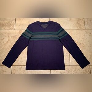 Urban Pipeline Color Block Striped Pullover Sweater